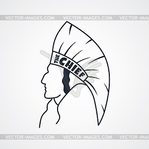 300x300 Indian Chief Art Sign