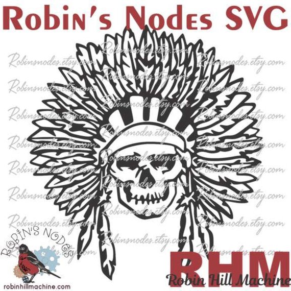 570x570 Indian Headdress Skull Digital File Vector For Laser Cnc Etsy