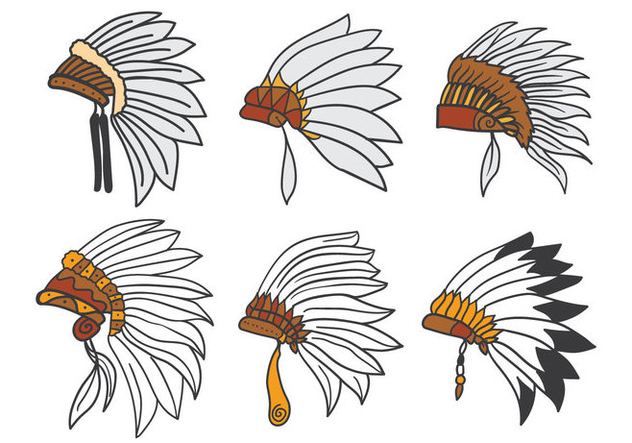 632x443 Indian Headdress Vector Free Vector Download 386249 Cannypic