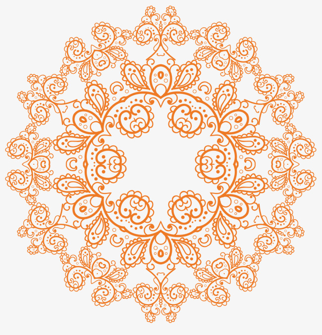 650x677 Indian Style Pattern Vector, Pattern, Round, Shading Png And