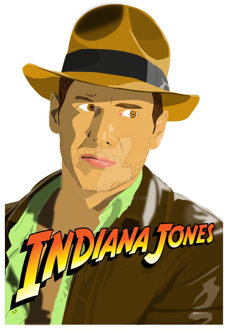 743x1075 Indiana Jones Vector By Ekozord