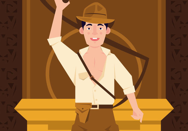 632x443 Vector Indiana Jones Action Free Vector Download 360665 Cannypic