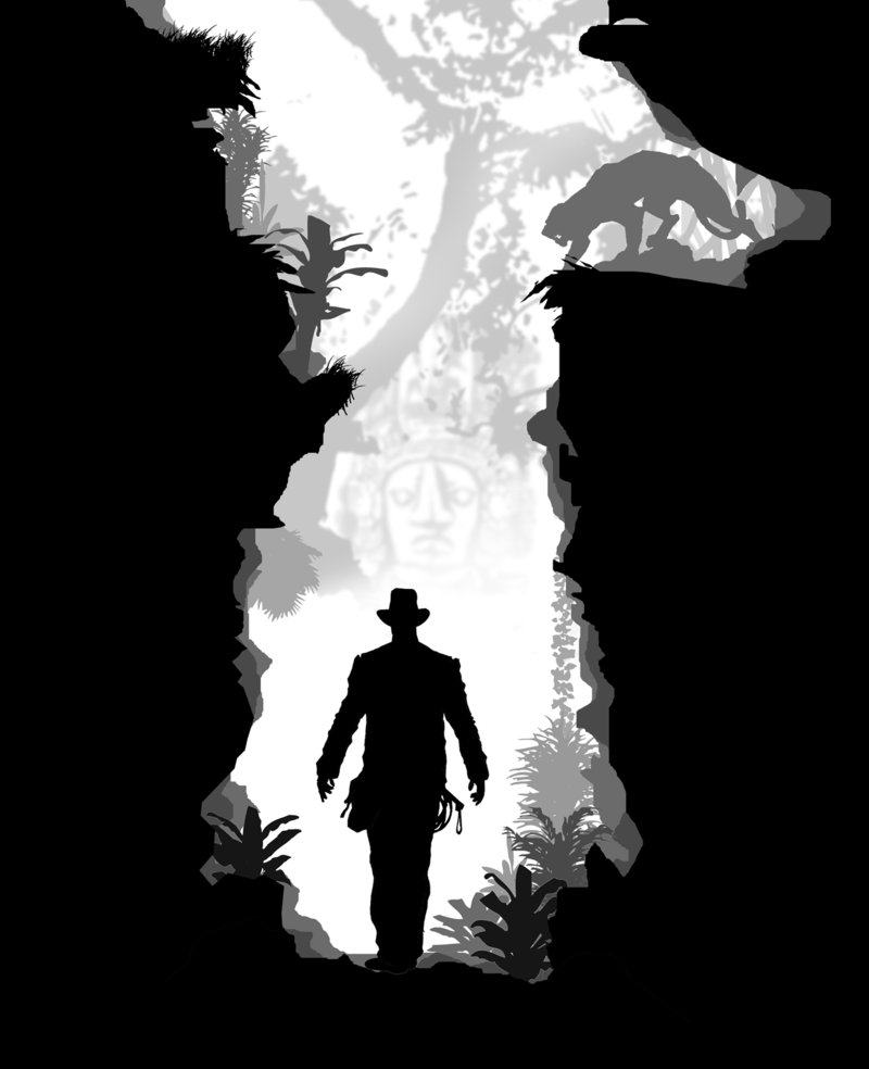 800x984 Indiana Jones Silhouette Art Shows Awesome Untold Adventures