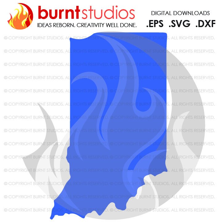 721x721 State Of Indiana Svg Cutting File, Digital Download, Love, Home