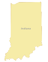 156x202 Free Digital Indiana Outline Blank Map
