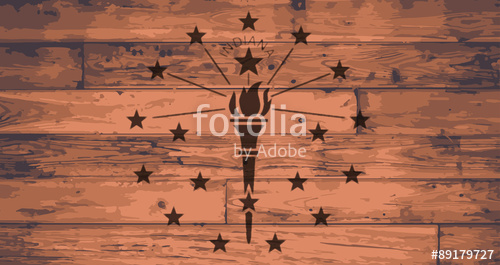 500x265 Indiana State Flag Brand Stock Image And Royalty Free Vector