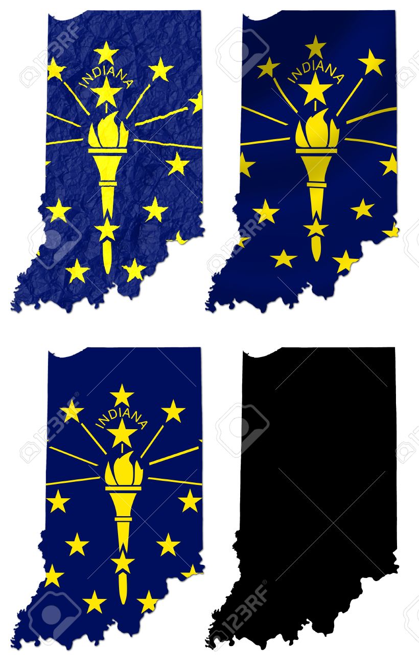 820x1300 Indiana Flag Clip Art Clipart Collection