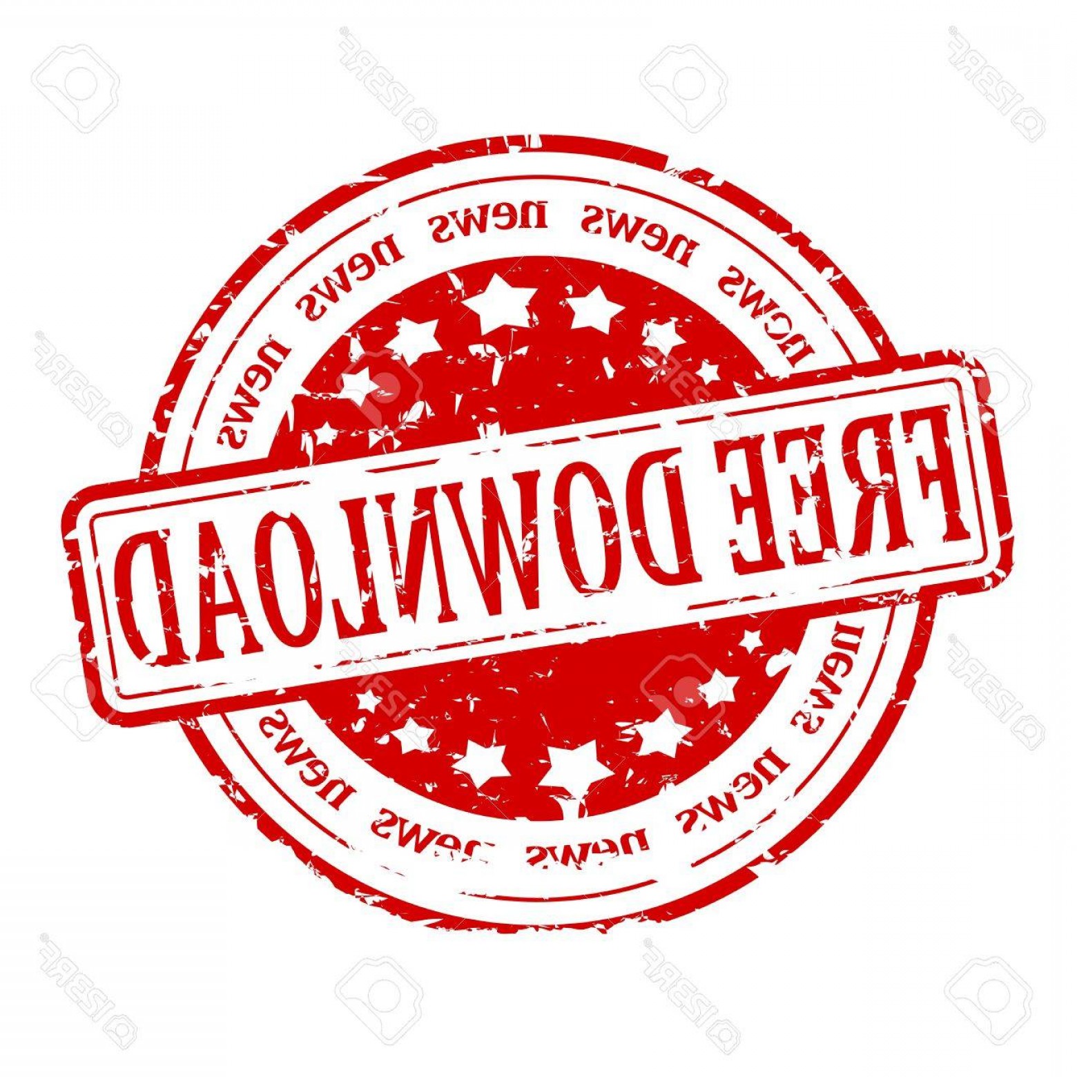 1560x1560 Photostock Vector Damaged Round Red Stamp With The Word Free
