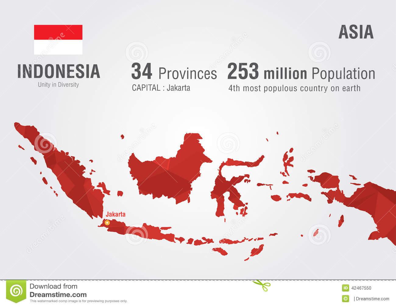 1300x1009 Indonesia Map Vector