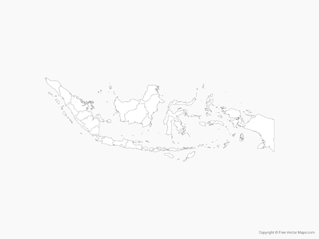 460x345 Vector Maps Of Indonesia Free Vector Maps