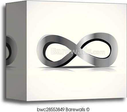 443x390 Canvas Print Of Infinity Symbol Vector Barewalls Posters