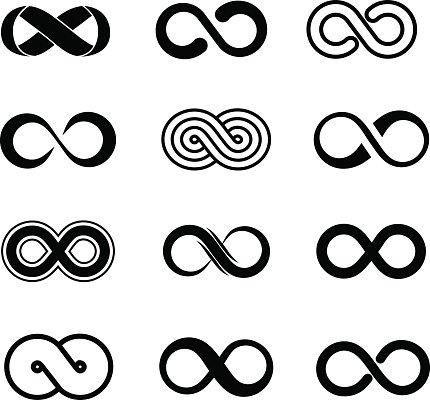 430x400 Infinity Symbol Vector Set Premium Clipart