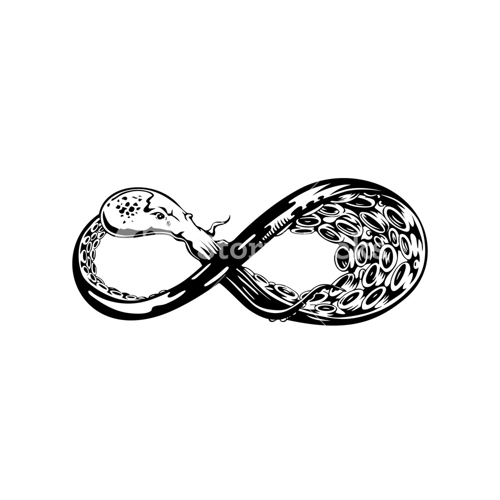 1000x1000 Infinity Symbol Vector Illustration Royalty Free Stock Image
