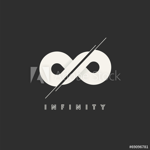 500x500 Infinity Vector Concept Symbol Icon Or Logo Template