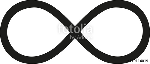 500x215 Thin Infinity Sign Stock Image And Royalty Free Vector Files On