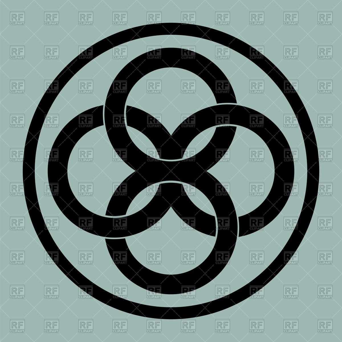 1200x1200 United Four Abstract Rings