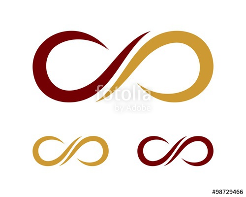500x400 Ornament Infinity Logo Template Stock Image And Royalty Free