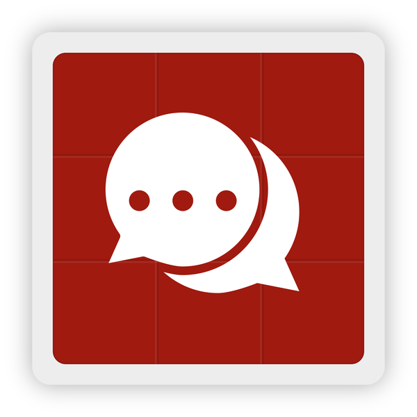 600x600 Chat Information Icon Vector Free Download