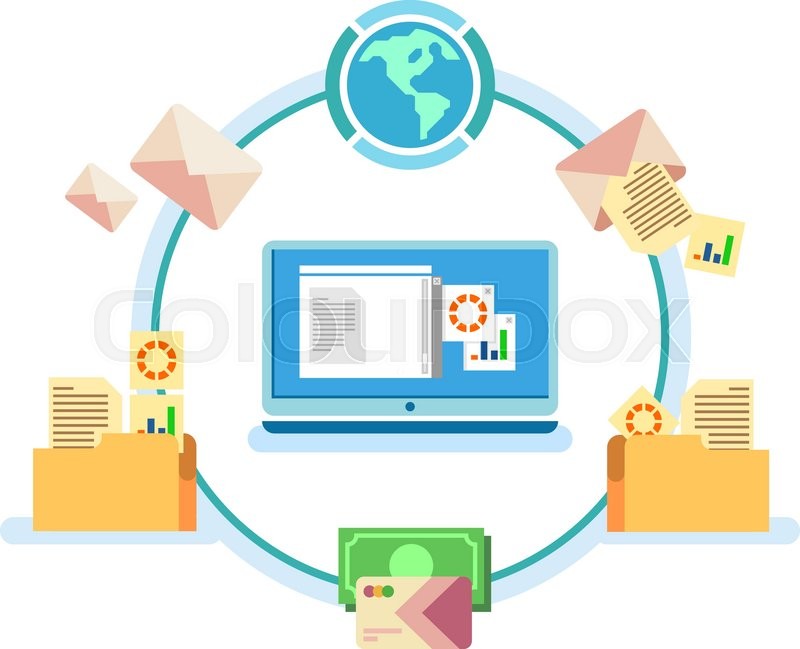 800x649 Electronic Document Management. Data Digital File, System Storage