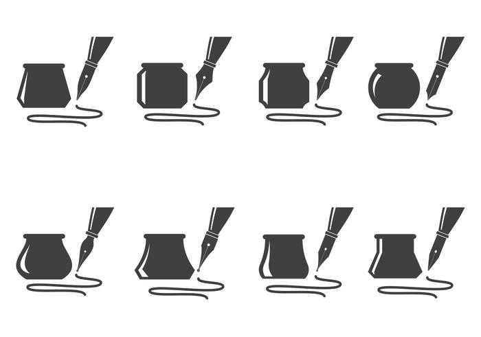 700x490 Ink Bottle Free Vector Art