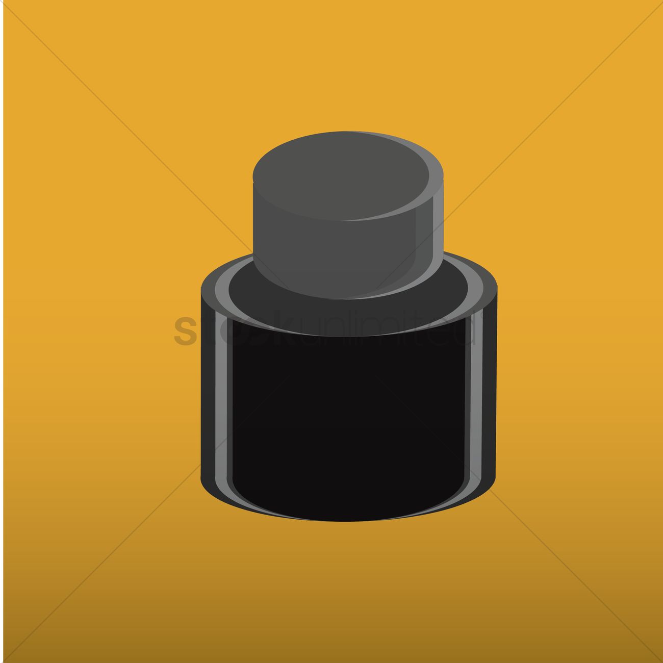 1300x1300 Ink Bottle Vector Image