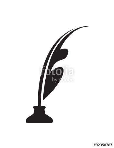 387x500 Pen And Ink Bottle Vector Symbol Stock Image And Royalty Free