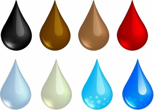 515x368 Vector Cmyk Ink Drops Free Vector Download (2,117 Free Vector) For