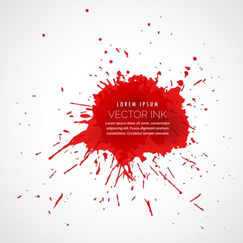 490x490 Red Splatter Ink Drop Effect