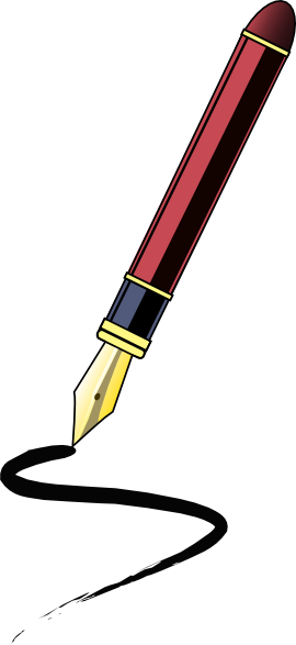 270x587 Ink Pen Clip Art Free Vector 4vector