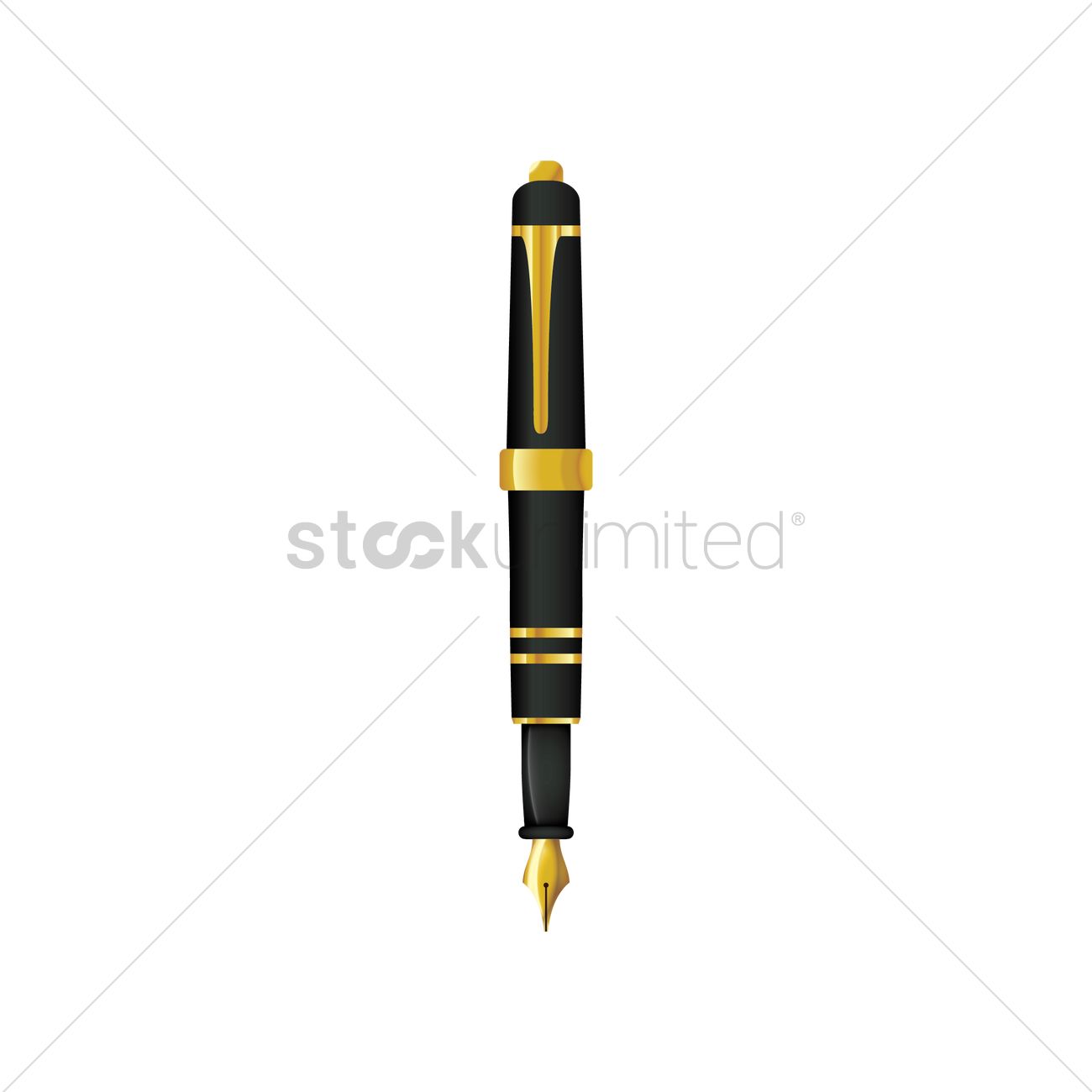 1300x1300 Ink Pen Vector Image