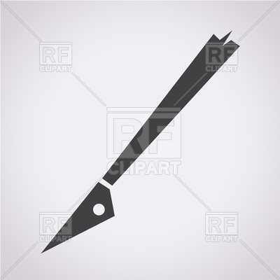 400x400 Ink Pen Or Scalpel Vector Image Vector Artwork Of Industrial