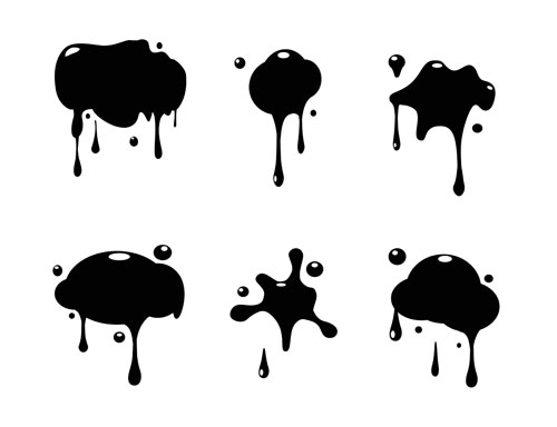 500x384 Grunge Ink Blots Vector 02 Free Download