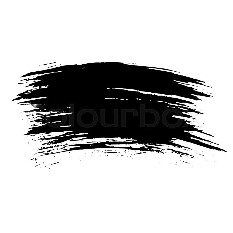 800x800 Ink Vector Brush Strokes Background. Vector Illustration. Grunge