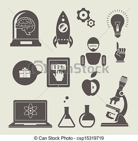 450x459 Innovation. Vector Set Of Icons For Innovation And Science.