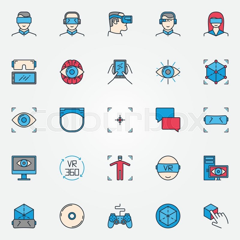 800x800 Virtual Reality Icons