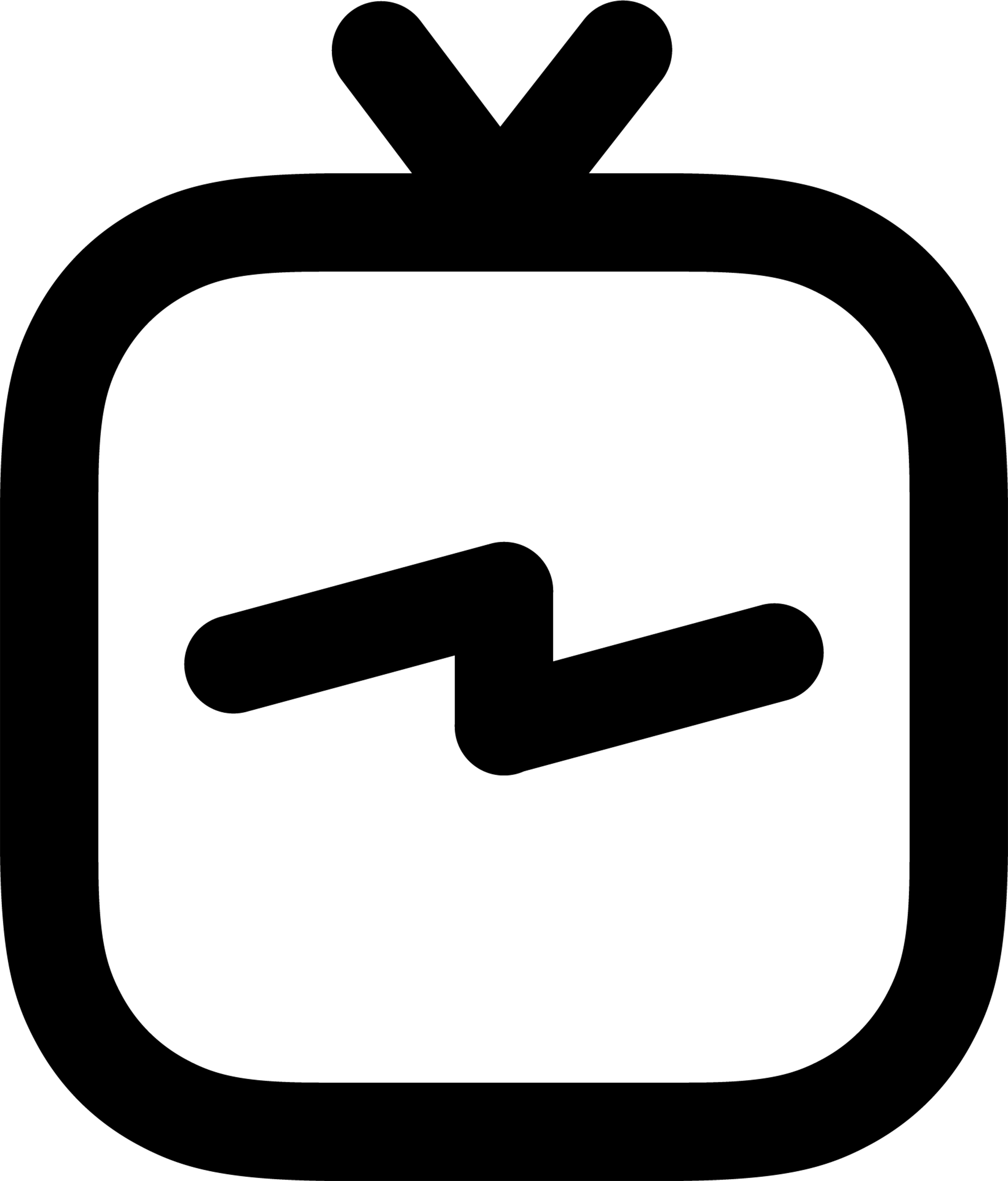 2048x2400 Igtv Logo Black Png Transparent Amp Svg Vector