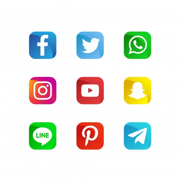 626x626 Facebook Twitter And Instagram Logo Vector
