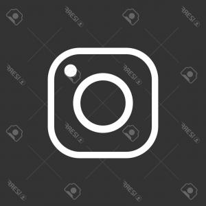 300x300 Photostock Vector Instagram Icon Hipster Camera Social Media