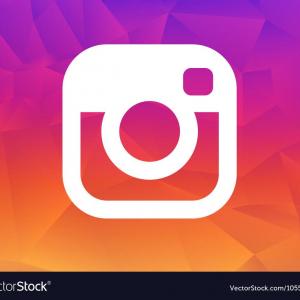 300x300 Photostock Vector Instagram Icon Set Social Media Logo Vector Flat