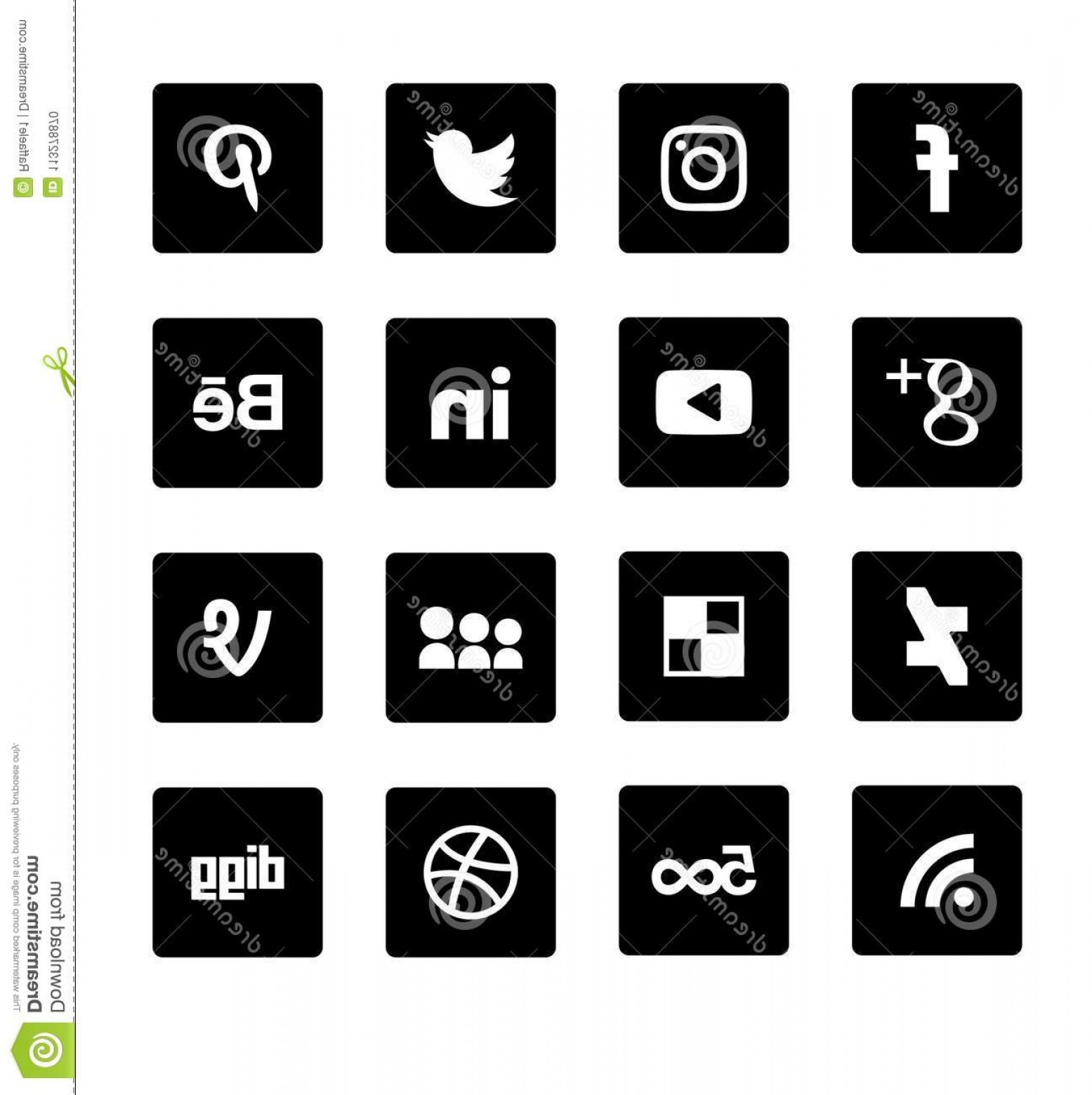 1555x1560 Social Network Logo Vector Google Skype Twitter Instagram Facebook