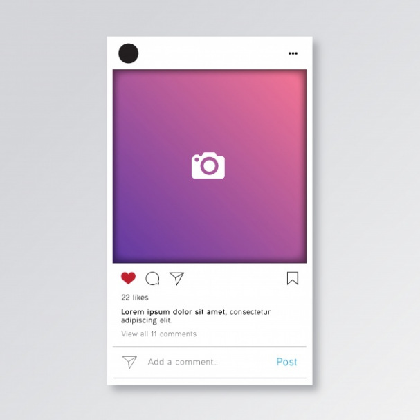 Instagram Template Vector at GetDrawings | Free download