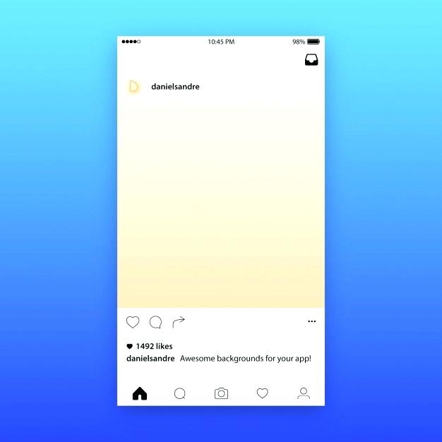 Instagram Template Vector at GetDrawings | Free download