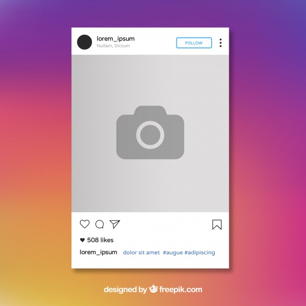 626x626 Instagram Post Template Vector Free Download