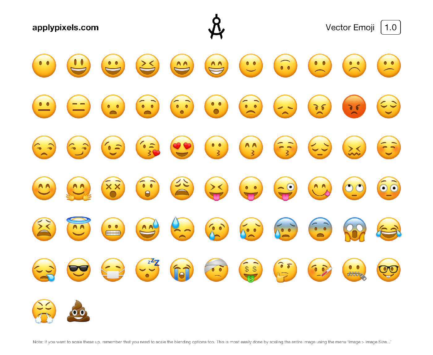 1400x1149 Vector Emoji Icons