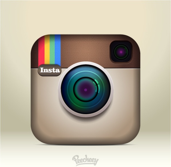 600x586 Instagram Icon Free Vector In Adobe Illustrator Ai ( .ai ) Vector