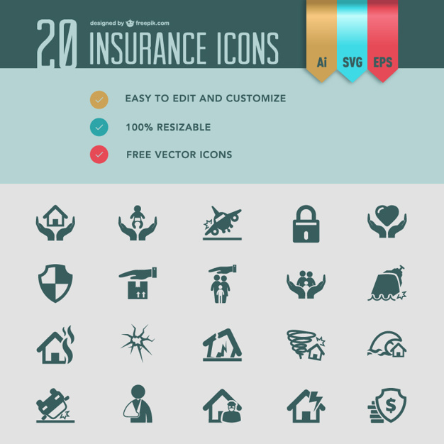 626x626 Insurance Icons Vector Free Download