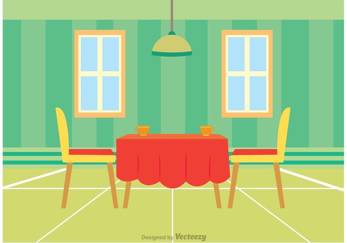 700x490 Interior Of Restaurant Vector