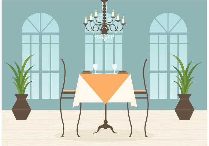 700x490 Restaurant Interior Vector