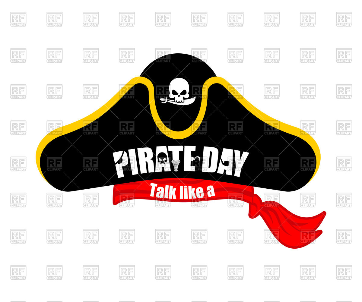 1200x1002 International Talk Like A Pirate Day. Pirates Cap. Vector Image