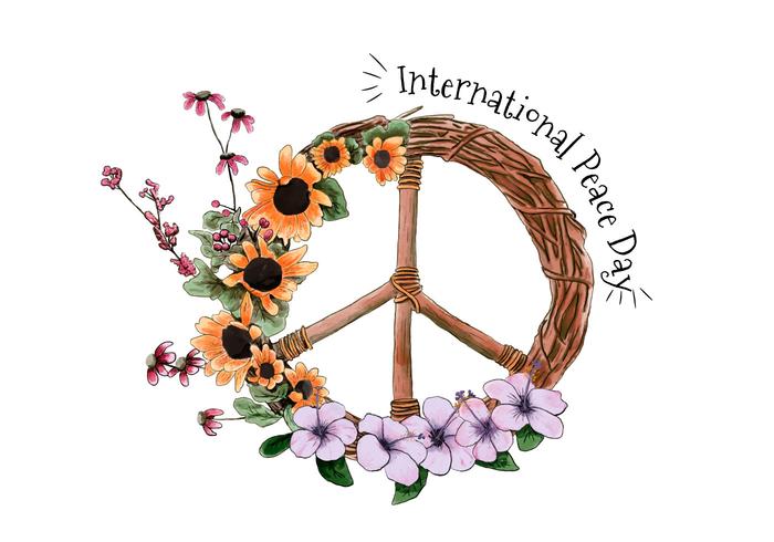 700x490 Watercolor International Peace Day Vector